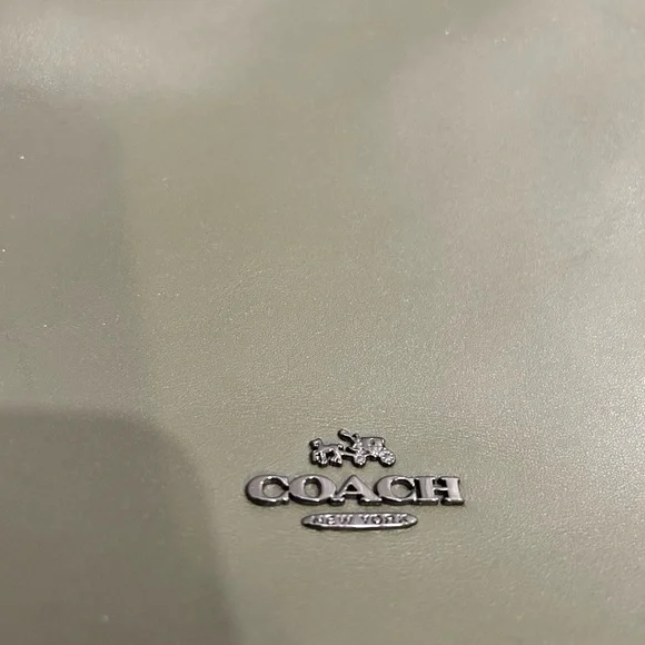 Coach Edie 31 Army Green Leather Bag - Picture 7 of 11